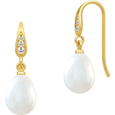 Julie Sandlau Perler - Sølv Smykker Julie Sandlau Ocean Earrings - Gold/Pearl/Transparent