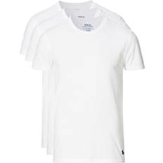 Polo Ralph Lauren Herre T-shirts Polo Ralph Lauren Crew Neck T-shirt 3-pack - White