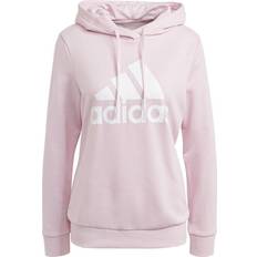 26 - Dame - Hoodies - M Sweatere adidas Women's Essentials Relaxed Logo Hoodie - Clear Pink/White