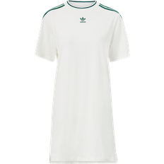 20 - 32 - Kort ærme Kjoler adidas Women's Tennis Luxe T-shirt Kjole - Off White
