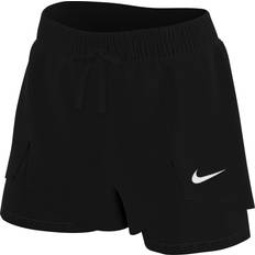 Nike Dame - Fitness - Træningstøj - XXL Shorts Nike Flex Essential 2 in 1 Women - Black/Black/White