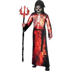 Døden Kostumer Amscan Fiery Red Reaper Costume