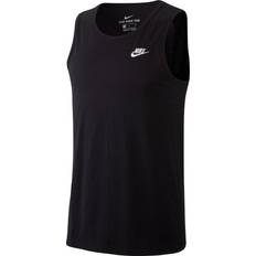 Nike Herre - M Toppe Nike Sportswear Club Men's Tank Top - Black/White