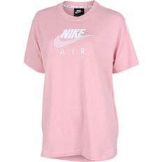 6 - Oversized T-shirts Nike Women's Air Boyfriend Top - Pink Glaze/White