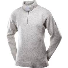 Devold Sweatere Devold Nansen Sweater Zip Neck Unisex - Grey Melange