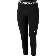 Nike Dame - Sort Tights Nike Pro 365 Cropped Leggings Women - Black/White