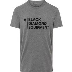 Black Diamond M T-shirts & Toppe Black Diamond Stacked Logo T-shirt - Charcoal Heather