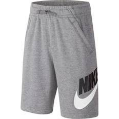 Fleece - Piger Bukser Nike Older Kid's Sportswear Club Fleece Shorts - Carbon Heather/Smoke Grey (CK0509-091)