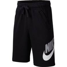 Fleece - Piger Bukser Nike Older Kid's Sportswear Club Fleece Shorts - Black/Black (CK0509-010)
