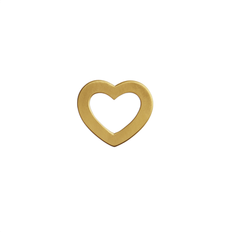 Stine A Charms & Vedhæng Stine A Open Love Heart Pendant - Gold