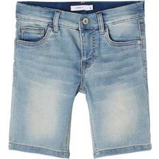 Name It Sweat Denim Shorts - Light Blue (13190257