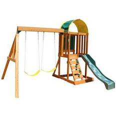 Kidkraft Plastlegetøj Udendørs legetøj Kidkraft Ainsley Swing & Play Stand in Wood