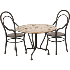 Maileg Hunde Legetøj Maileg Dining Table Set W 2 Chairs