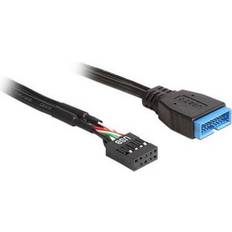 Han – Hun - USB-kabel Kabler DeLock USB-USB M-F 3.0 0.3m