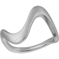ByBiehl Sølv Ringe ByBiehl Wave Large Ring - Silver