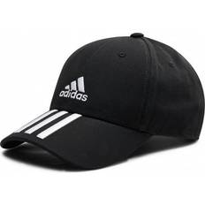 Adidas Tilbehør adidas Baseball 3-Stripes Twill Cap Unisex - Black/White/White