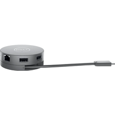 Kabeladaptere - VGA Kabler Dell DA310 USB C-DisplayPort/HDMI/VGA Adapter