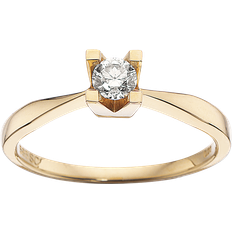 Diamanter - Messing Smykker Scrouples Kleopatra Ring (0.20ct) - Guld/diamant
