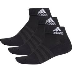Bomuld - Dame - Fitness Tøj adidas Cushioned Ankle Socks 3-pack Unisex - Black