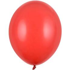 Strong Latex Ballons Pastel Poppy Red 10-pack