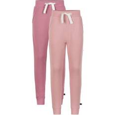 Joggingbukser - Piger - Pink Minymo Basic Sweatpants 2-pack - Mesa Rose (3937-585)