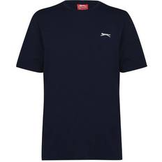 Slazenger Blå Tøj Slazenger Plain T-shirt - Navy