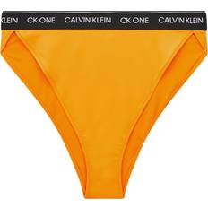 Genanvendt materiale Bikinitrusser Calvin Klein High Waisted Bikini Bottom - Sunrise Orange