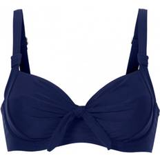 Abecita 48 - Dame Tøj Abecita Capri Unique Underwire Bikini Bra - Navy Blue