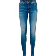 26 - Bomuld - XS Jeans Vero Moda Lux Slim Fit Jeans - Blue/Medium Blue Denim