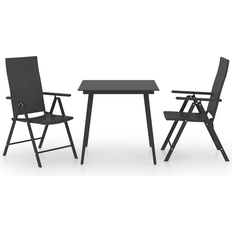 vidaXL 3060064 Havemøbelsæt, 1 borde inkl. 2 stole