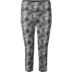 Craghoppers Grå Tights Craghoppers NosiLife Luna Cropped Tight - Cloud Grey Print