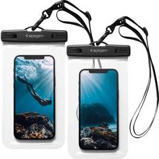 Spigen Grøn Vandtætte covers Spigen A601 Smartphone Fully Waterproof Case upto 6.9-inch 2-Pack