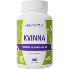 A-vitaminer - Kalium Vitaminer & Mineraler Alpha Plus Kvinna 100 stk