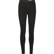 Noisy May 26 - Elastan/Lycra/Spandex Bukser & Shorts Noisy May Callie High Waist Skinny Fit Jeans - Black
