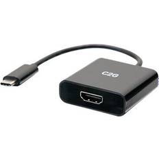C2G Kabeladaptere Kabler C2G USB C-HDMI M-F 0.2m
