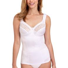 Blonder - Dame Bodystockings Miss Mary Grace Soft Bra Shaping Top - White