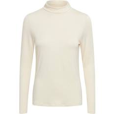 Hvid - Polokrave T-shirts Part Two Efinas Long Sleeved T-shirt - Whitecap Gray