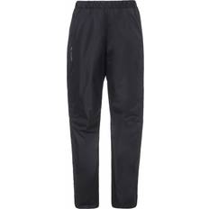 Vaude 48 - Polyester Tøj Vaude Women's Fluid Full-Zip Rain Pants - Black