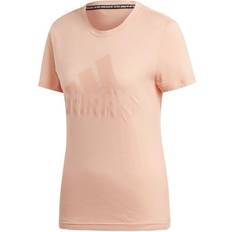 4 - M - Pink Overdele adidas Women Must Haves Badge of Sport T-shirt - Glow Pink