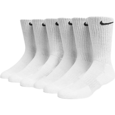 32 - One Size Tøj Nike Everyday Cushioned Training Crew Socks Unisex 6-pack - White/Black