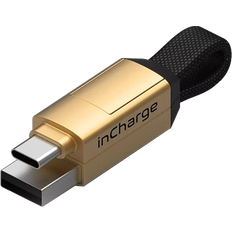 Kabeladaptere - Sølv - USB A-USB C Kabler InCharge Keychain 6 USB A-USB C