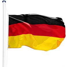 Tectake Flag & Tilbehør tectake Aluminium flagstang - Tyskland 5.6m