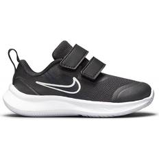 Nike Velcro Sportssko Nike Star Runner 3 TDV - Black/Dark Smoke Grey/Dark Smoke Grey