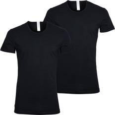 Sloggi S Overdele Sloggi 24/7 T-shirt 2-Pack - Black