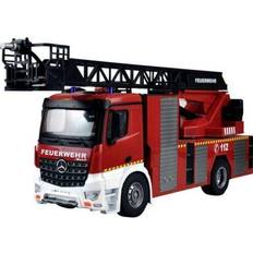 1:18 Fjernstyret arbejdskøretøj Amewi Mercedes Benz Fire Brigade Rotary Ladder Vehicle RTR 22502