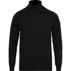 Stenströms Fine Merino Rollneck Sweater - Black