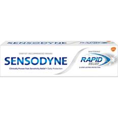 Sensodyne Modvirker dårlig ånde Tandbørster, Tandpastaer & Mundskyl Sensodyne Rapid Relief Whitening 75ml