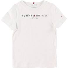Tommy Hilfiger Drenge Børnetøj Tommy Hilfiger Essential Organic Cotton Logo T-shirt - White (KS0KS00210-YBR)