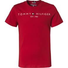 Tommy Hilfiger Drenge Børnetøj Tommy Hilfiger Essential Organic Cotton Logo T-shirt - Deep Crimson (KS0KS00210-XNL)