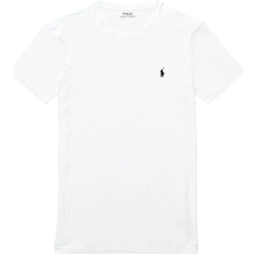 Polo Ralph Lauren T-shirts Polo Ralph Lauren Short Sleeve Crew Neck Jersey T-shirt - White/Navy